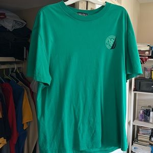 Nautical Green Shirt Large Size